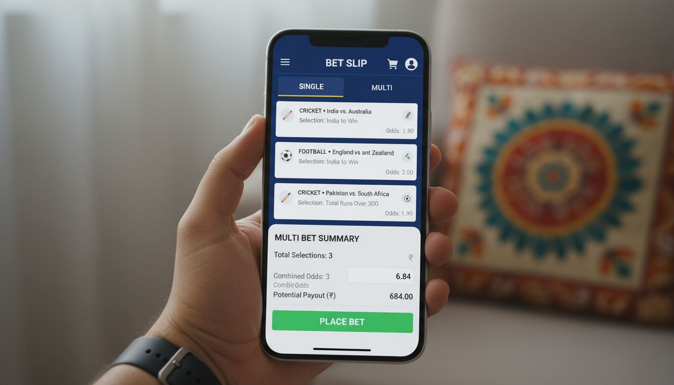 How to use multi-bet features in Indian sportsbooks